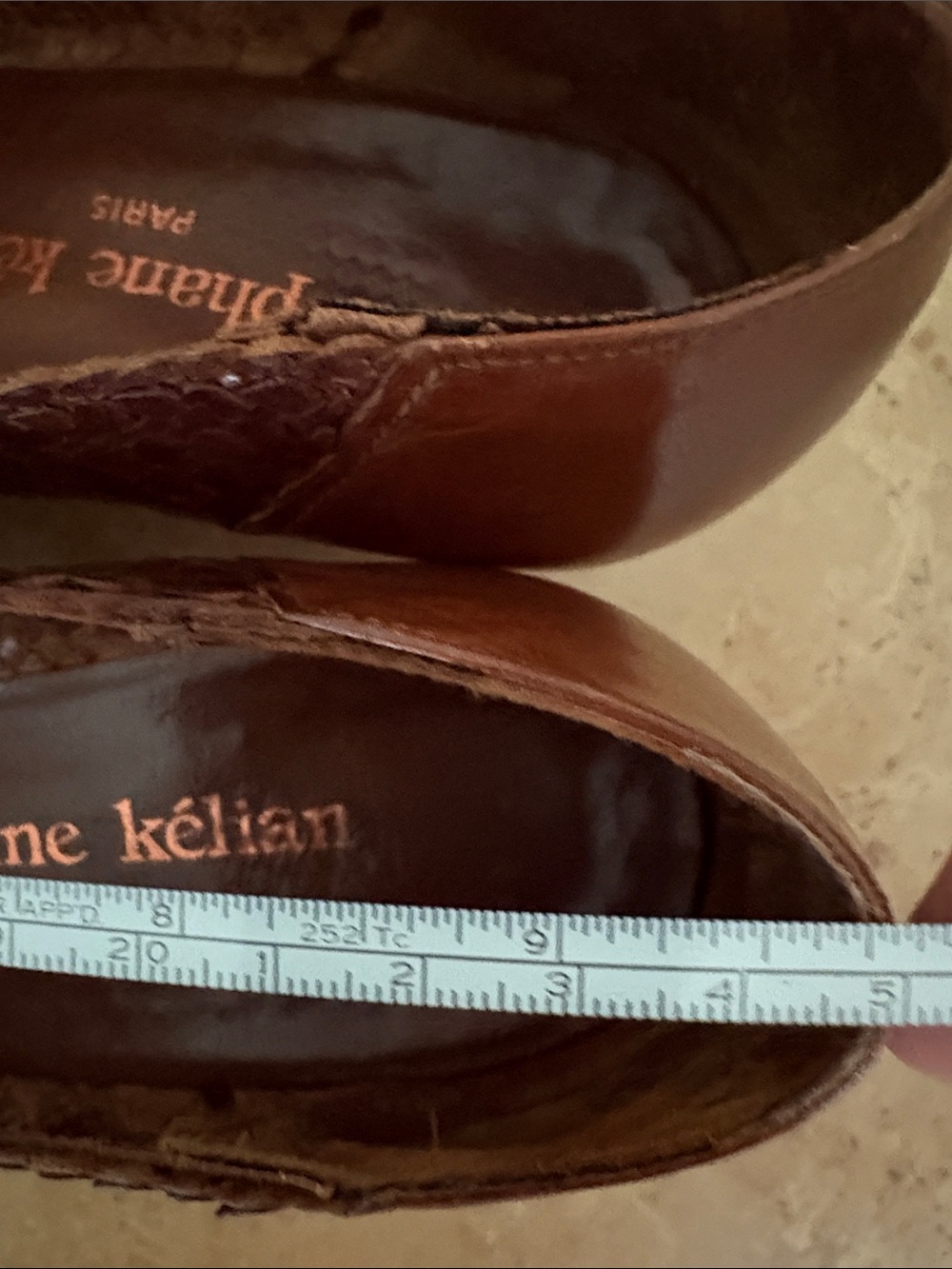 🔥HP🔥VTG Stéphane Kélian Paris, Brown Woven Pointed-Toe Pumps - Picture 10 of 17